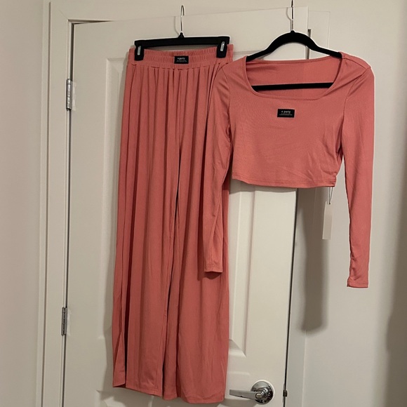 Coral Women's Jumpsuit Set - Picture 1 of 5